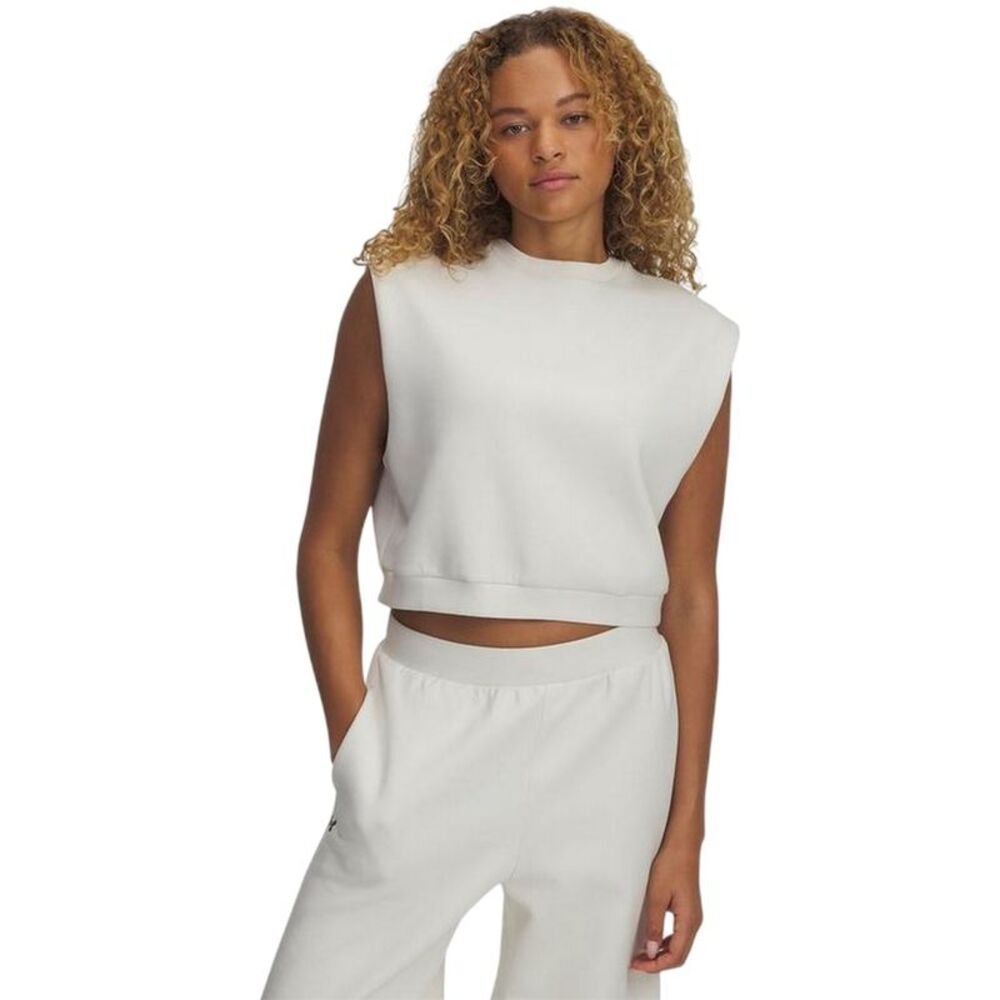 Under Armour Womens/Ladies Unstoppable Fleece Sleeveless Pullover / Cream